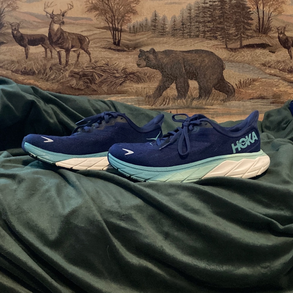 Hoka women’s Navy and Teal Athletic Shoes